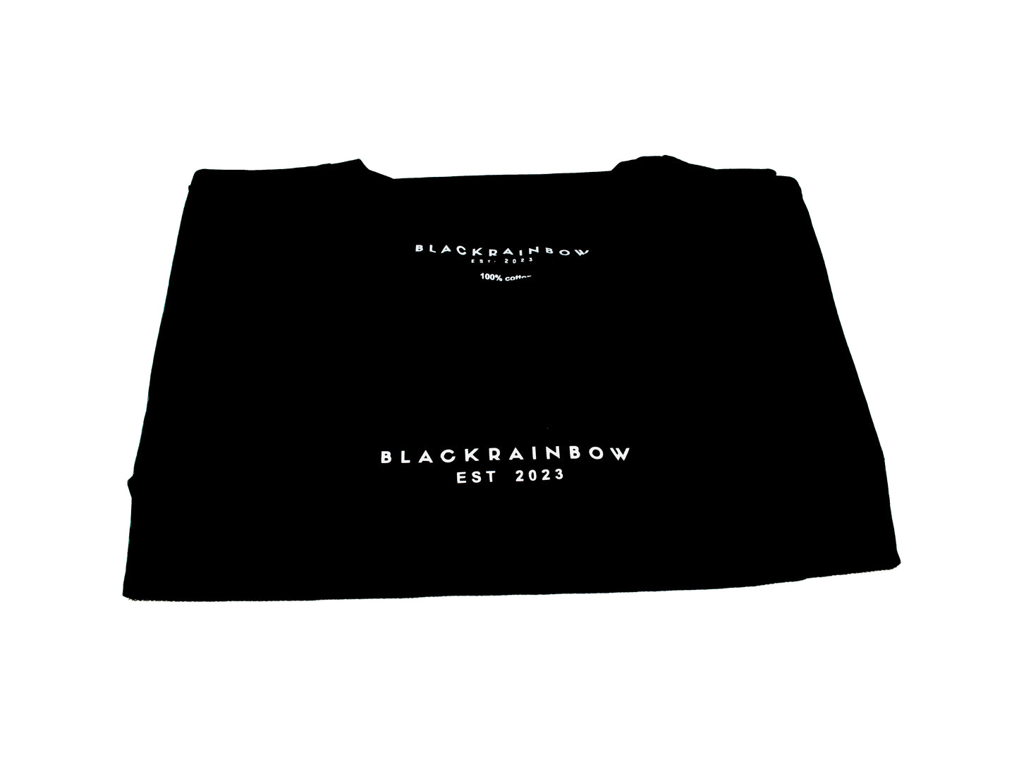 Blackrainbow Basic Fekete Feliratos Póló