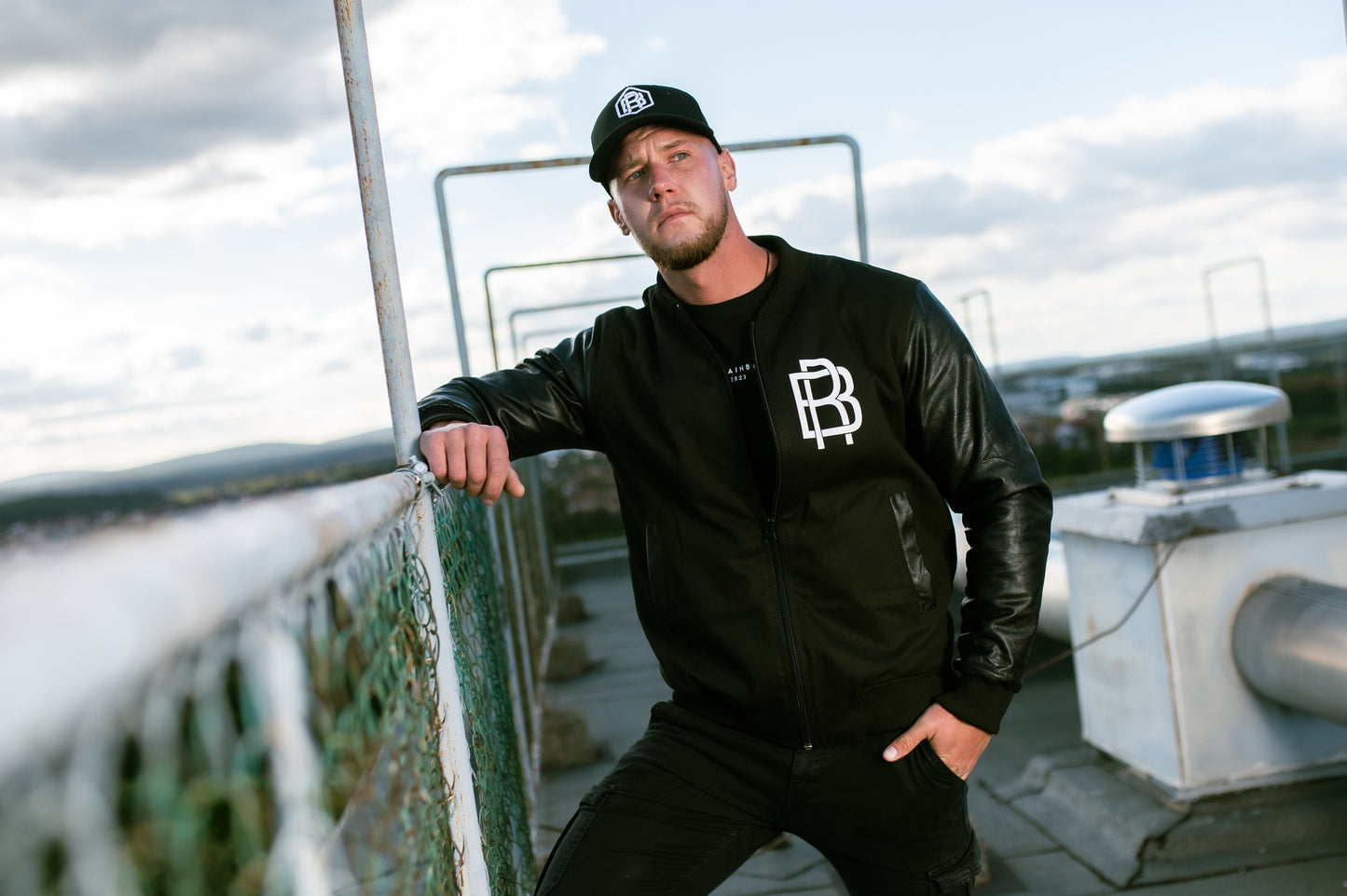 Blackrainbow Fekete Bomber Dzseki 