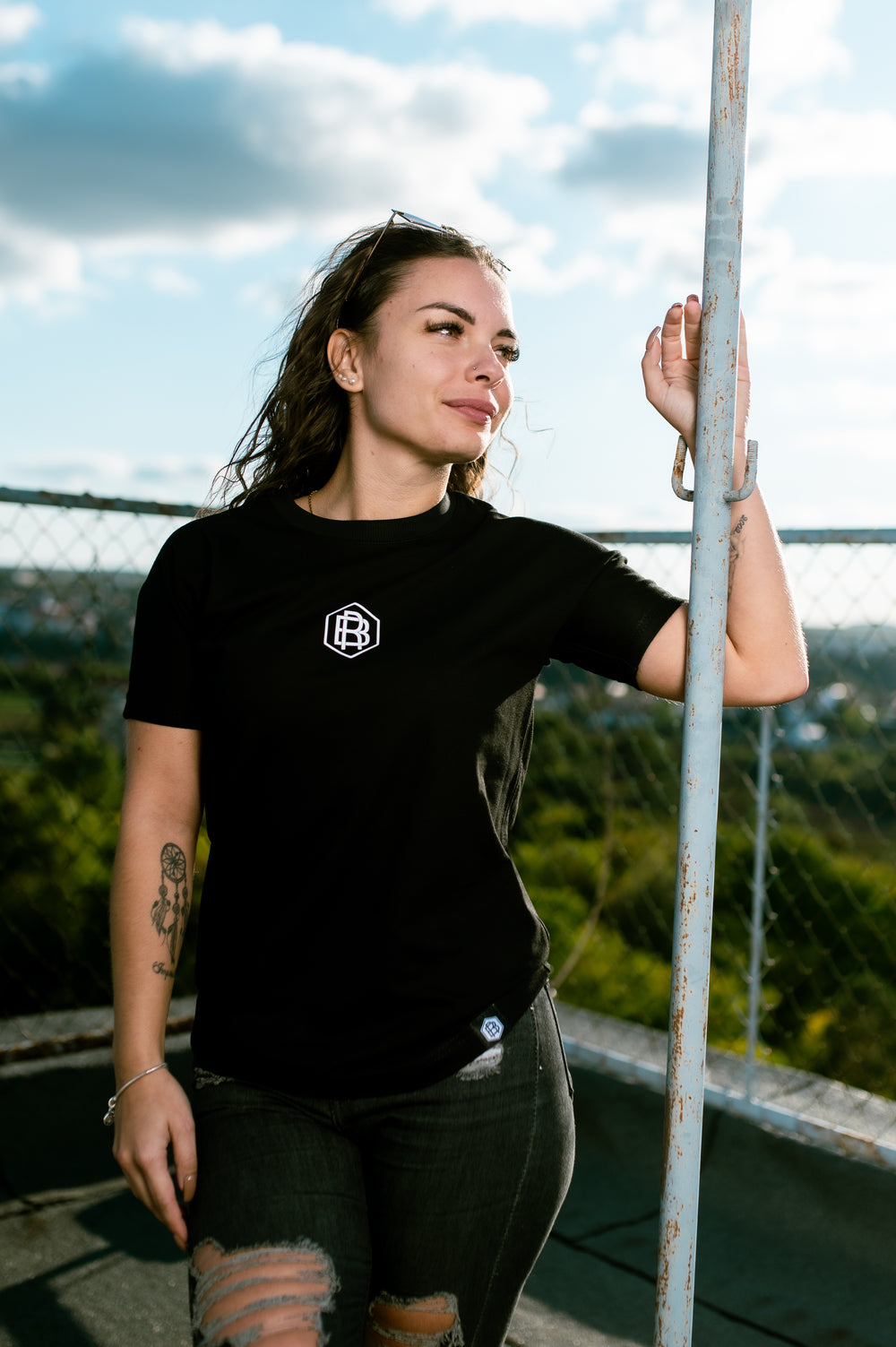 CORE Fekete Póló – BLACKRAINBOW
